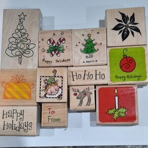 Christmas Rubber Stamps